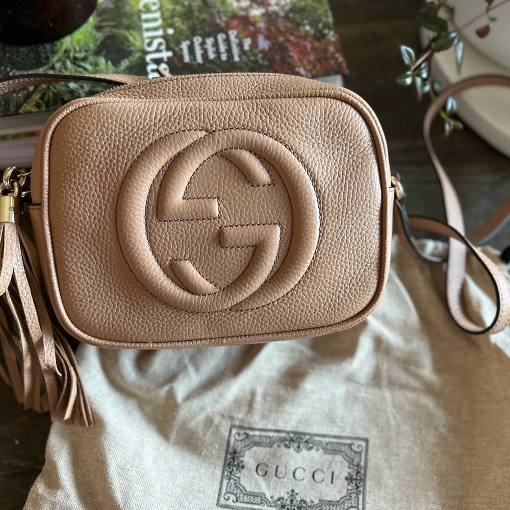 NWOT Gucci Rose Beige Disco Bag - Picture 4 of 16